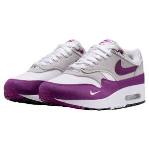 Nike Air Max 1 87 White / Bold Berry Women's 9 Size / Men's 7.5 Size